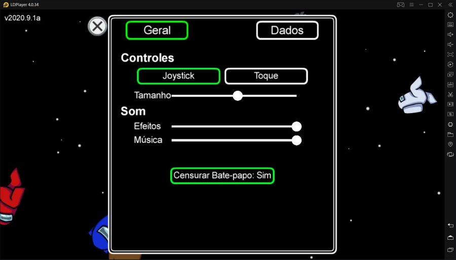 Among Us: Instrução de jogo