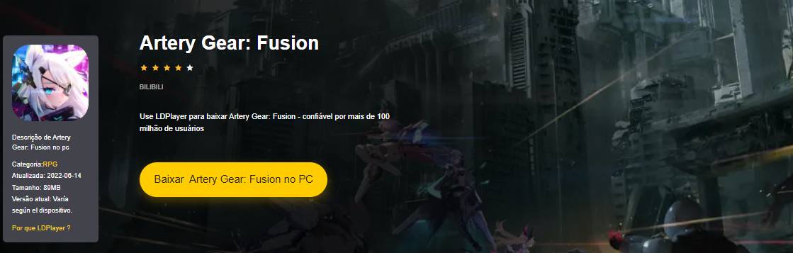 Venha desvendar a história de Artery Gear: Fusion, o novo game da BILIBILI nos dispositivos mobile!