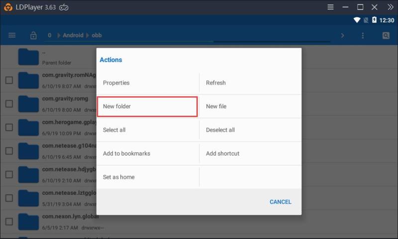 Como instalar o arquivo APK com dados OBB no LDPlayer?