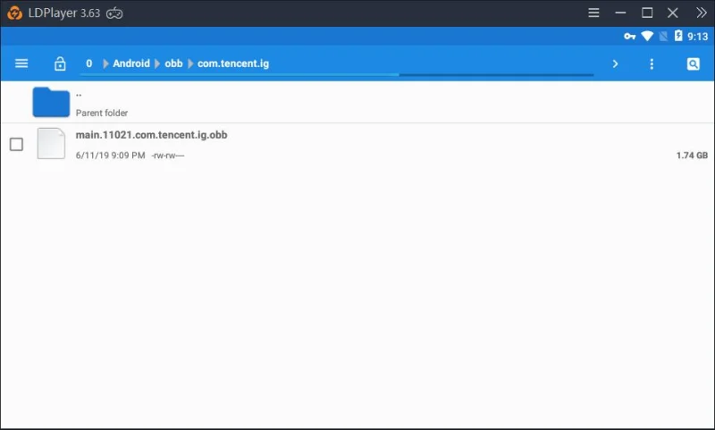 Como instalar o arquivo APK com dados OBB no LDPlayer?