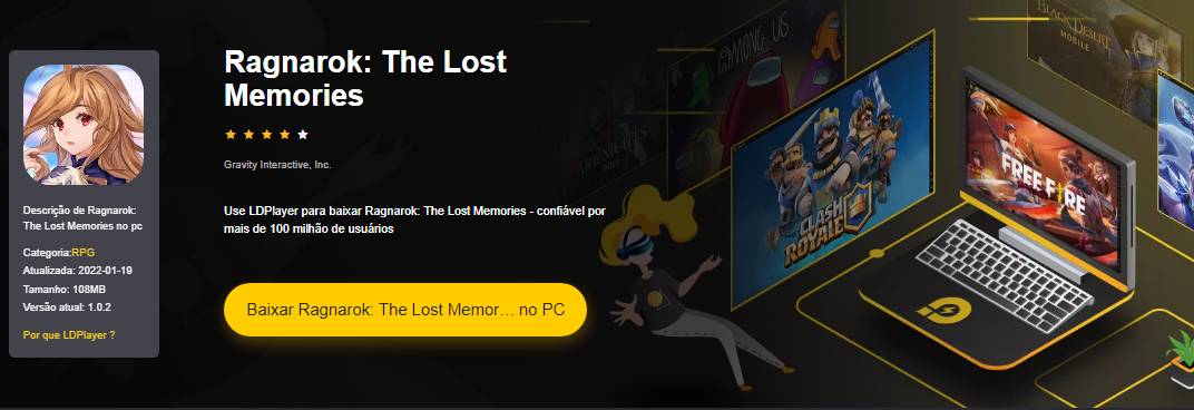Deslumbre o mundo de Ragnarok no Ragnarok: The Lost Memories
