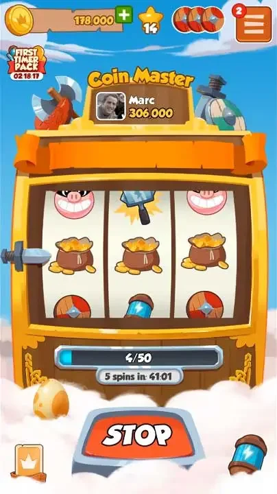 Como jogar Coin master no oc ?