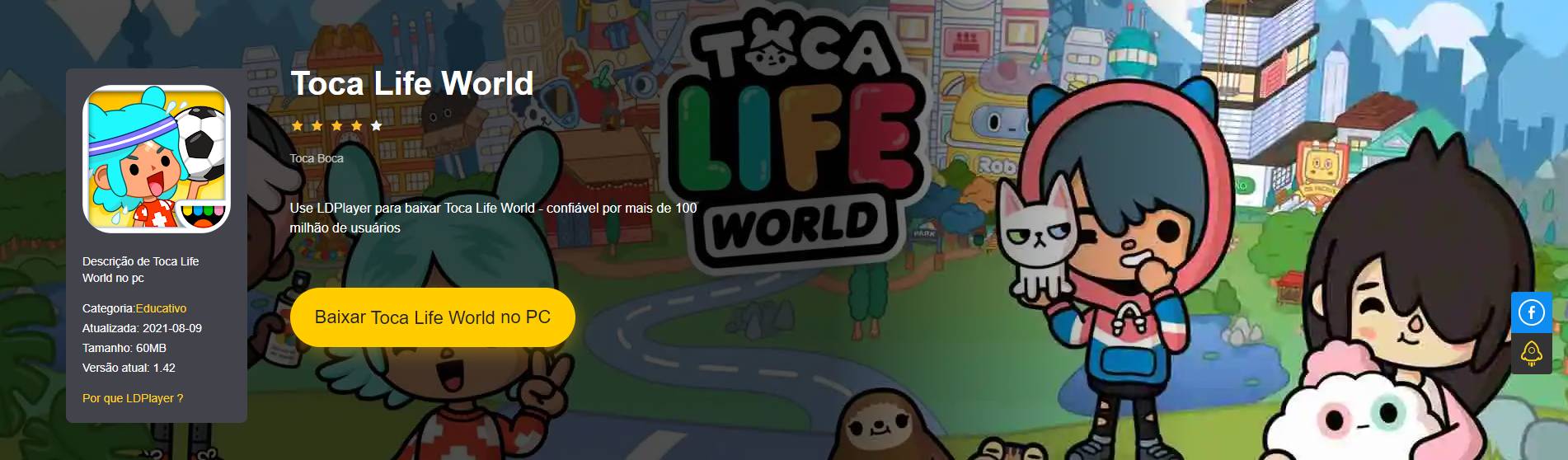 Toca Life World em Jogos na Internet