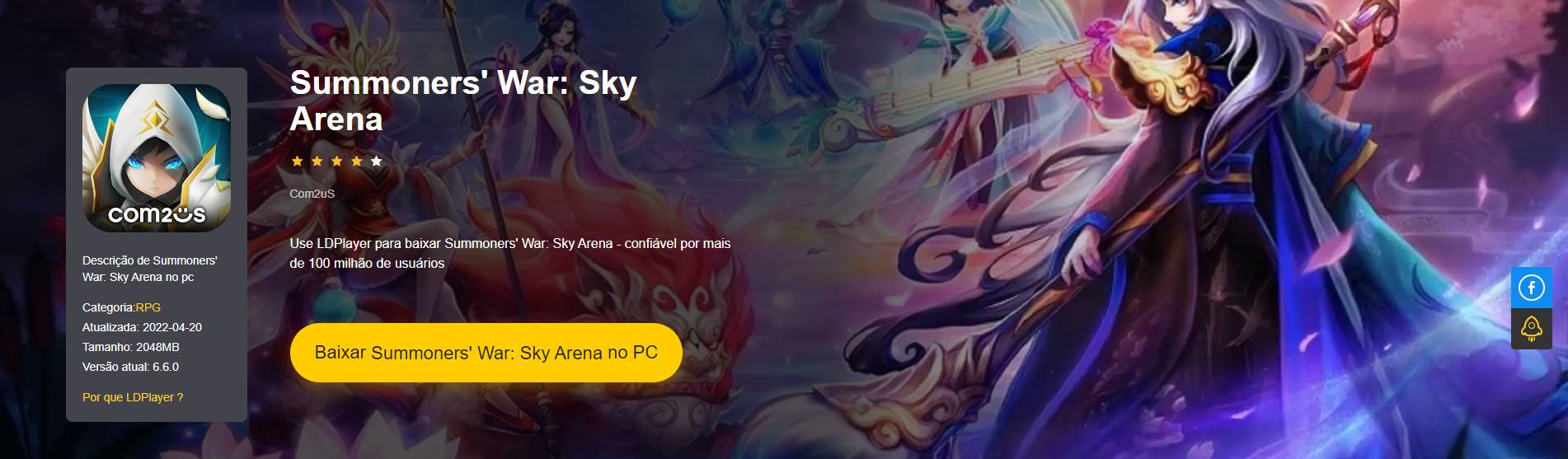 Baixe Summoners' War: Sky Arena no PC com MEmu