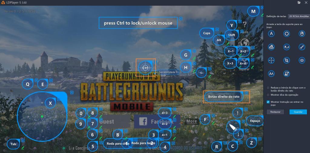 Introdução sobre mapeamento de PUBG MOBILE