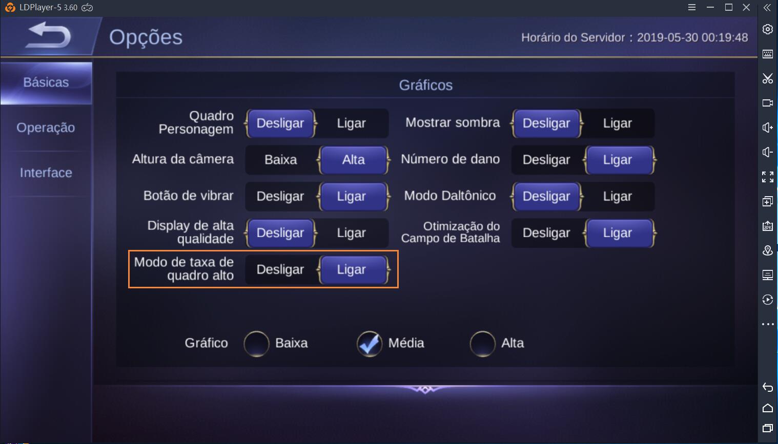 Como jogar Mobile Legends: Bang Bang em 60 FPS