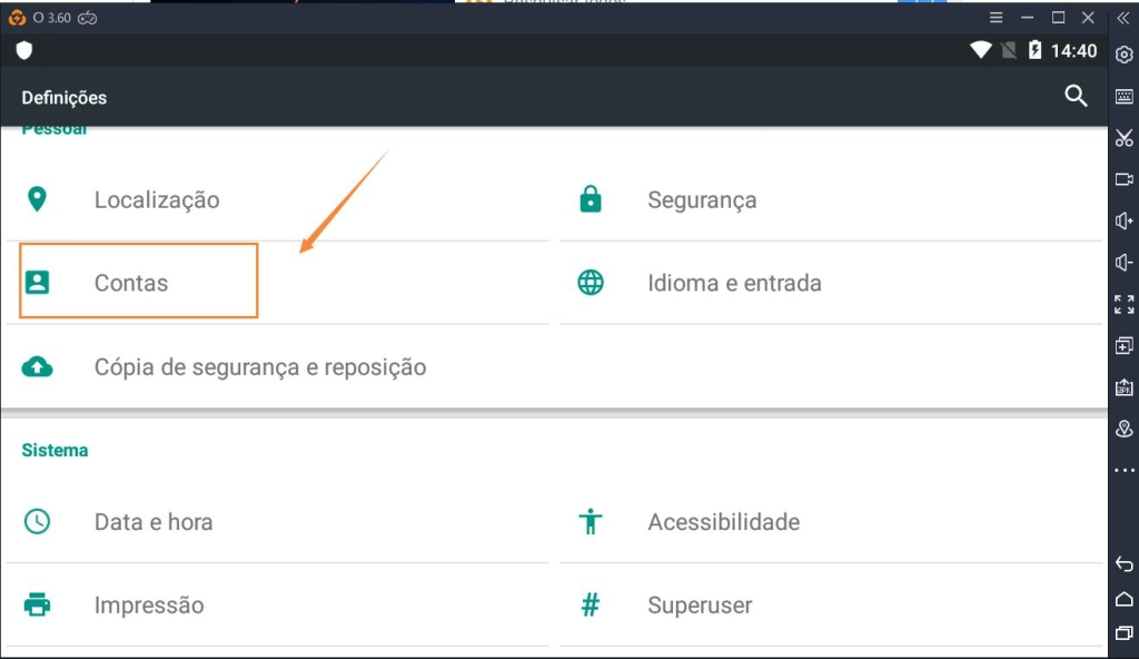 Como sair da conta do Google do LDPlayer