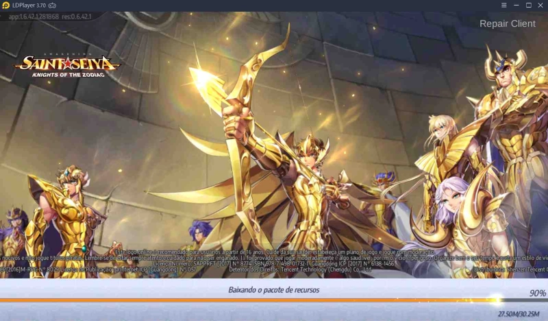 Como jogar Saint Seiya Awakening: Knights of the Zodiac no PC
