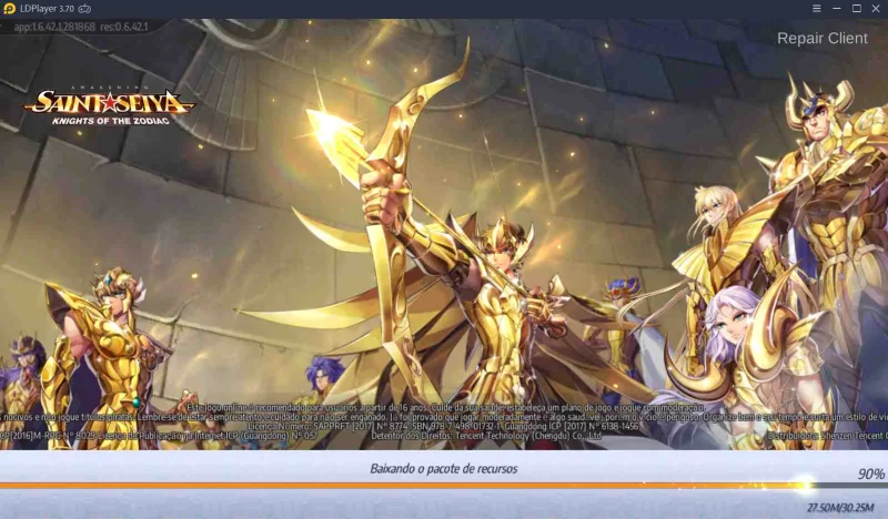 Como jogar Saint Seiya Awakening: Knights of the Zodiac no PC