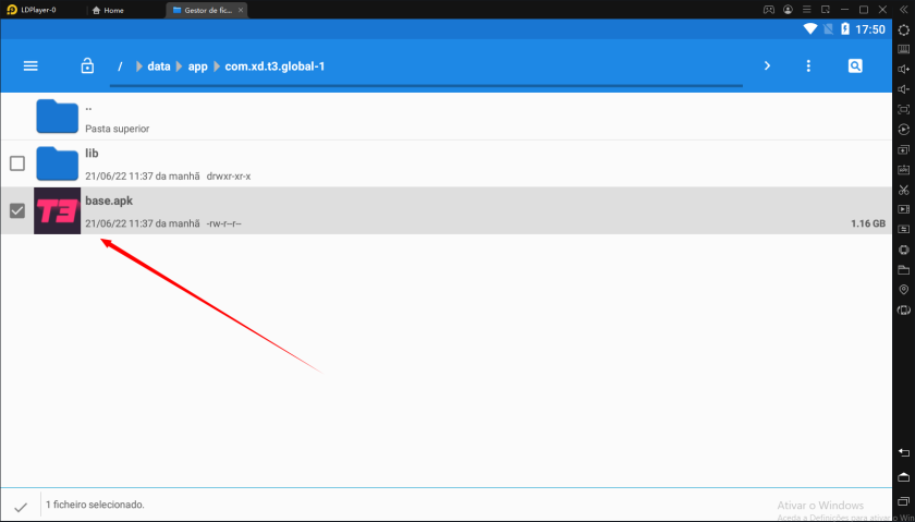 Como transferir arquivos entre o PC e o LDPlayer