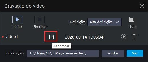 Como usar função de gravação de vídeo do emulador ?