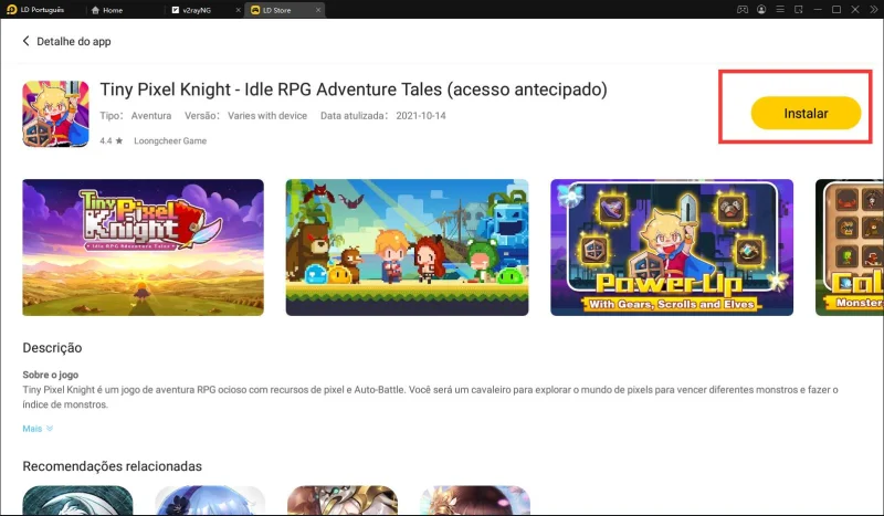 Tiny Pixel Knight:um RPG inativo disponível em teste beta para dispositivos Android
