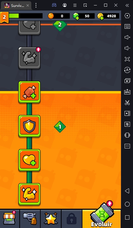 Enfrente uma horda de zumbis e adquira novas habilidades no Survivor.io!