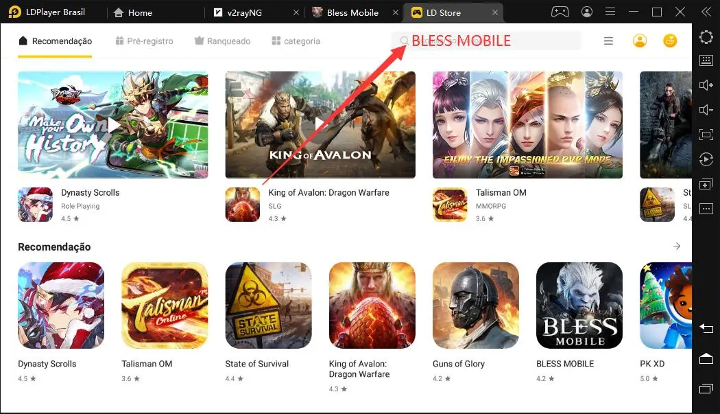 Como jogar BLESS MOBILE no PC com LDPlayer?