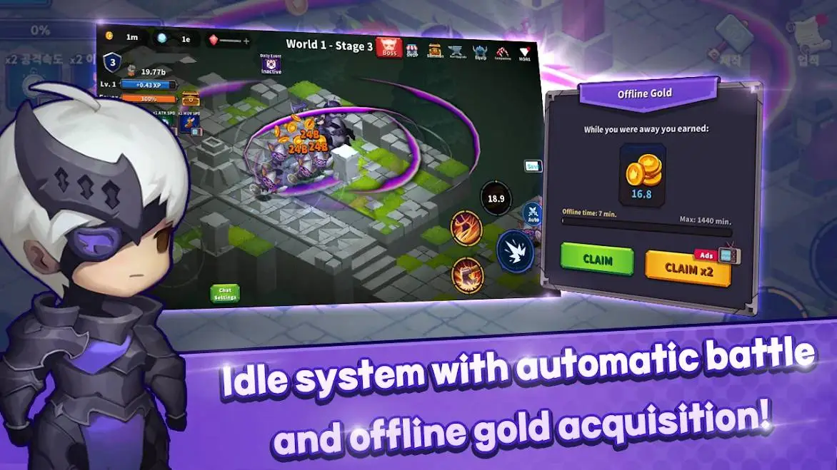 Idle Iron Knight, RPG idle da Mobirix de gráficos 2.5D entra em pré-registro