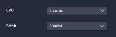 Como configurar a RAM e a CPU corretamente para o seu emulador