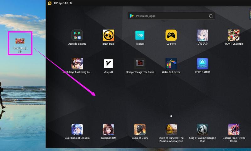 Como transferir arquivos entre o PC e o LDPlayer