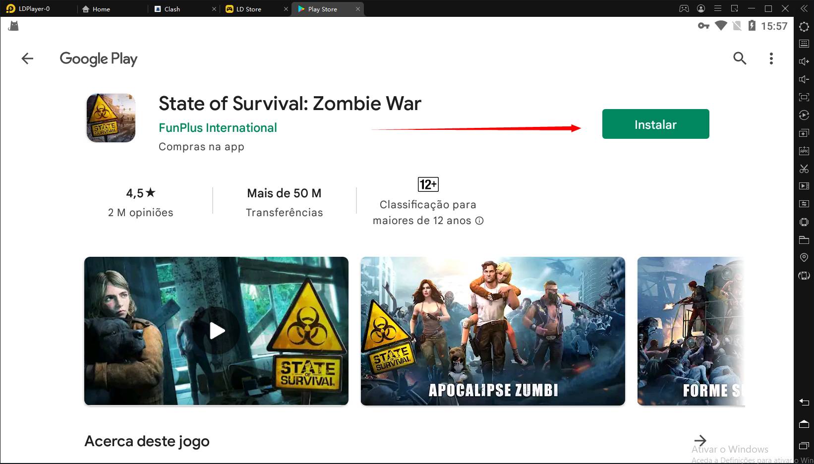Como jogar State of Survival: Zombie War no PC