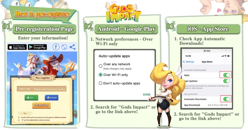 Gods Impact: Começa pré-registro na Play Store!