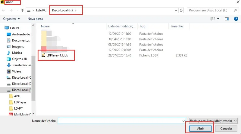 Como fazer backup e restauração no emulador ?