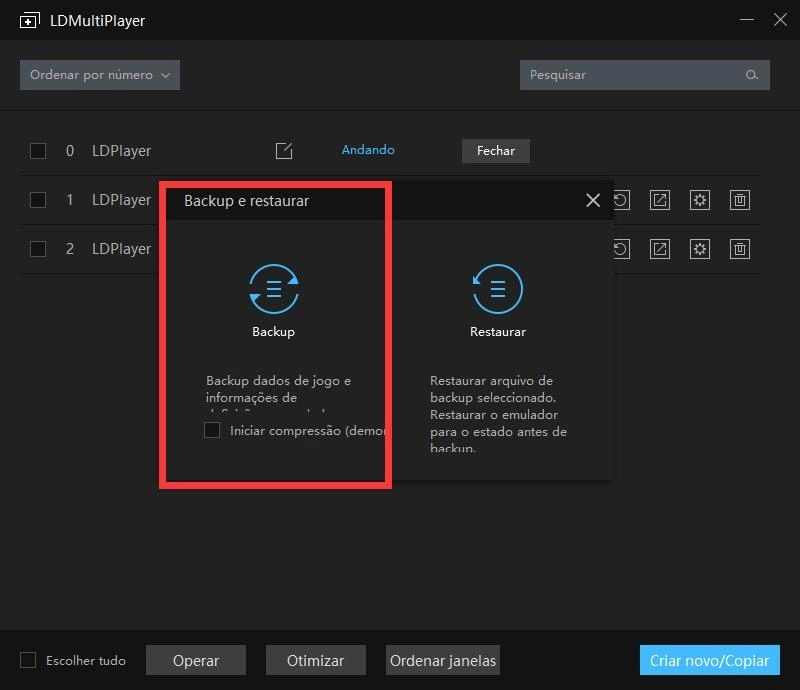 Como guardar os dados de emulador no pendriver ou outro ficheiro ?