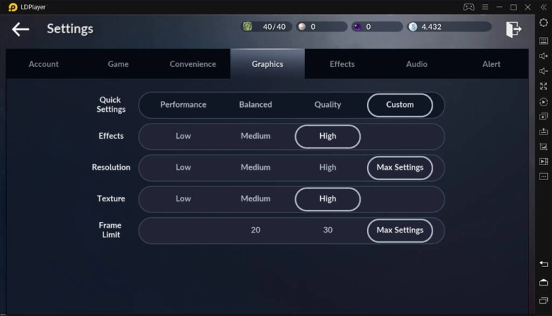 Melhores configurações para jogos Black Desert Mobile no PC