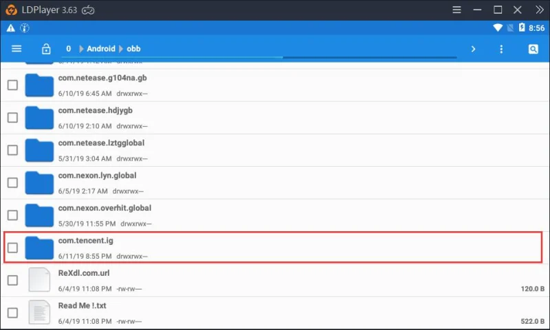 Como instalar o arquivo APK com dados OBB no LDPlayer?