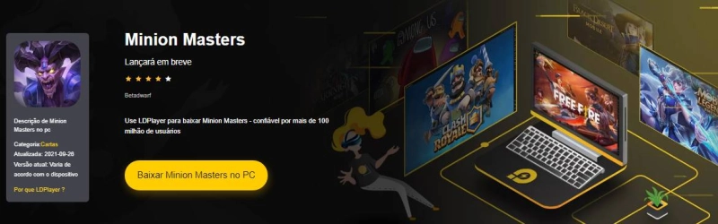 Minion Masters, o famoso jogo de cartas da BetaDwarf irá dar as caras nos dispositivos mobile!