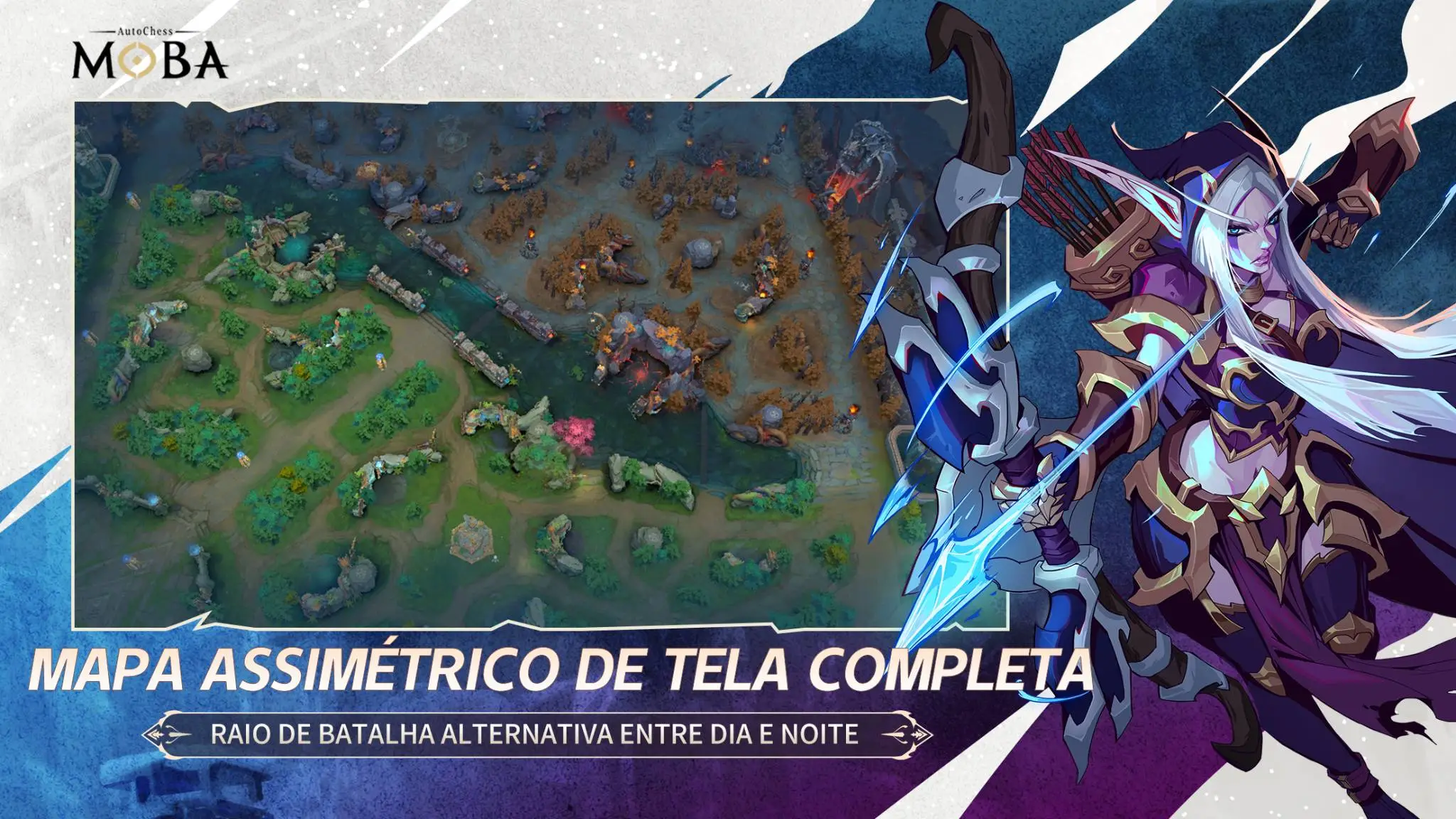 Inicie confrontos épicos e escolha seu herói em AutoChess Moba!