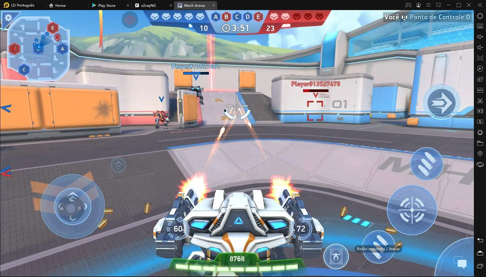 Como jogar Mech Arena: Robot Showdown com 120FPS ?