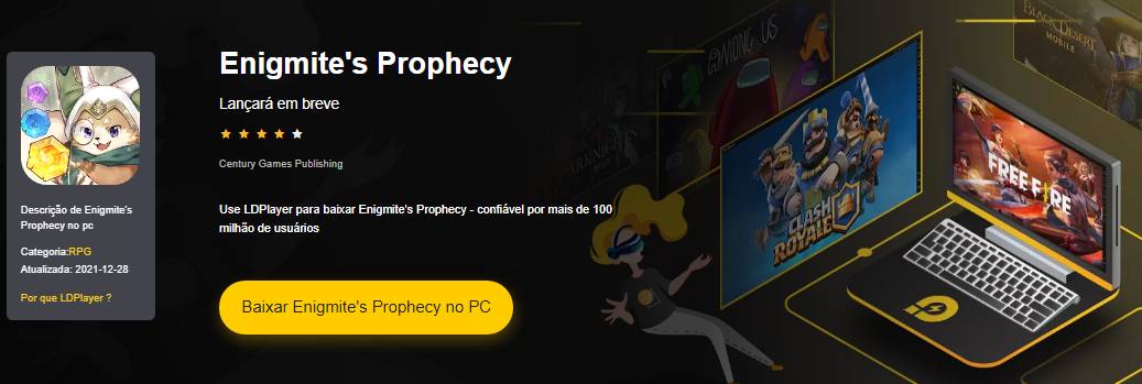 Aventure-se no Enigmites Prophecy, Puzzle RPG da Century Games que está em pré-registro!