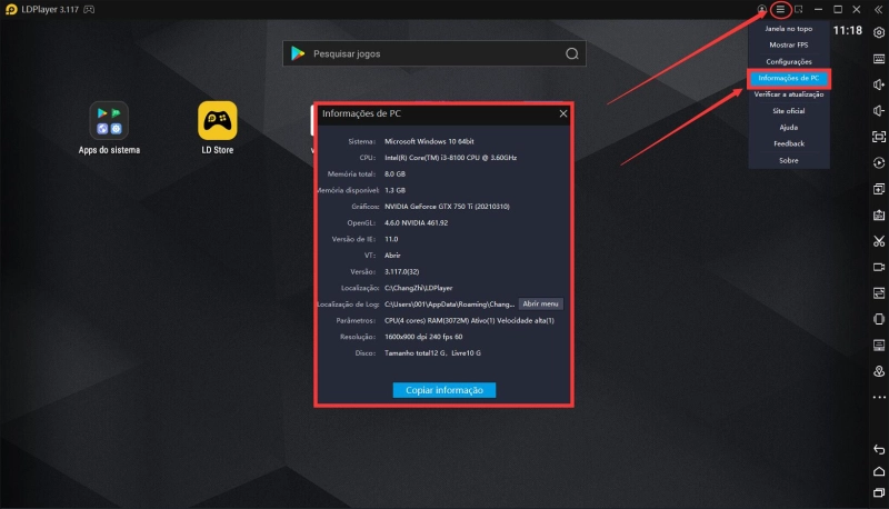 Como resolver tela branca no Google Play Store ?