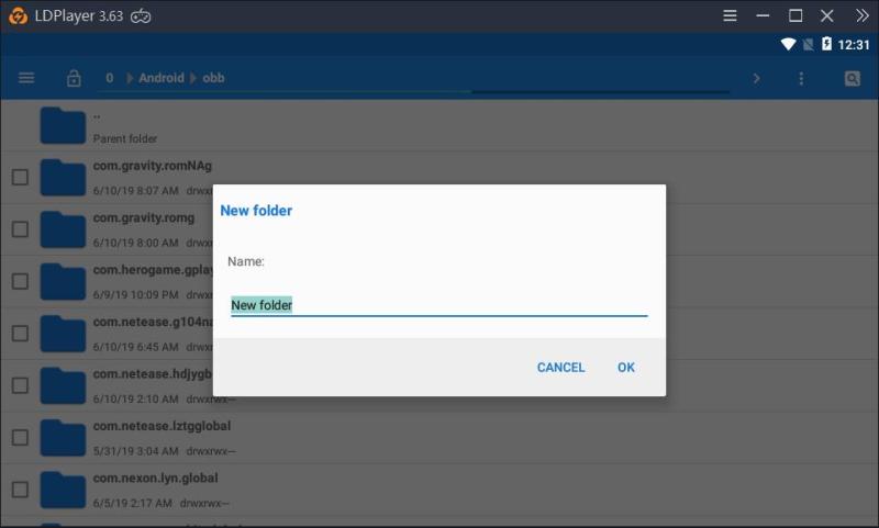 Como instalar o arquivo APK com dados OBB no LDPlayer?