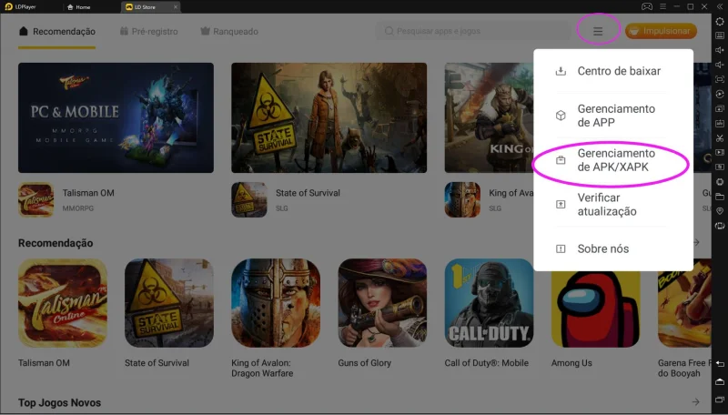 Como instalar o XAPK no LDPlayer