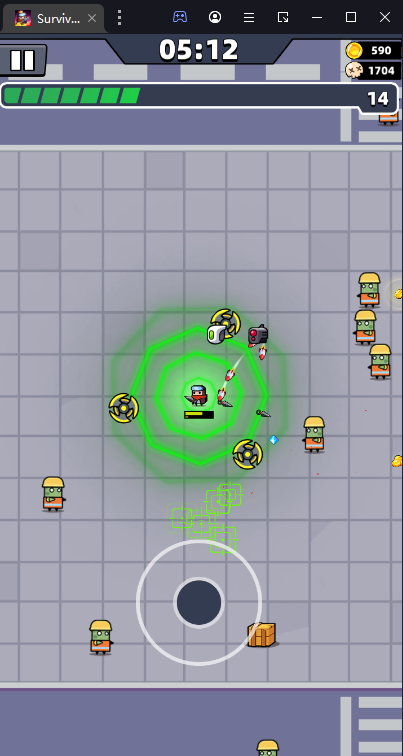 Enfrente uma horda de zumbis e adquira novas habilidades no Survivor.io!