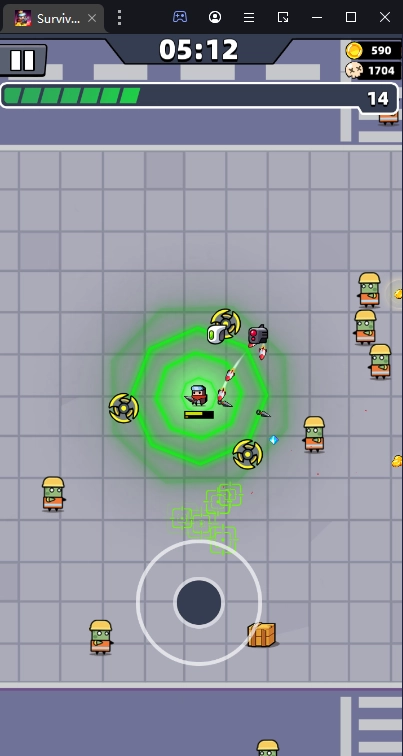 Enfrente uma horda de zumbis e adquira novas habilidades no Survivor.io!