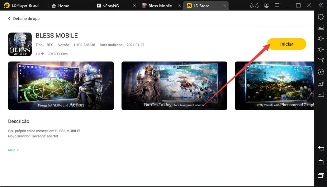 Como jogar BLESS MOBILE no PC com LDPlayer?