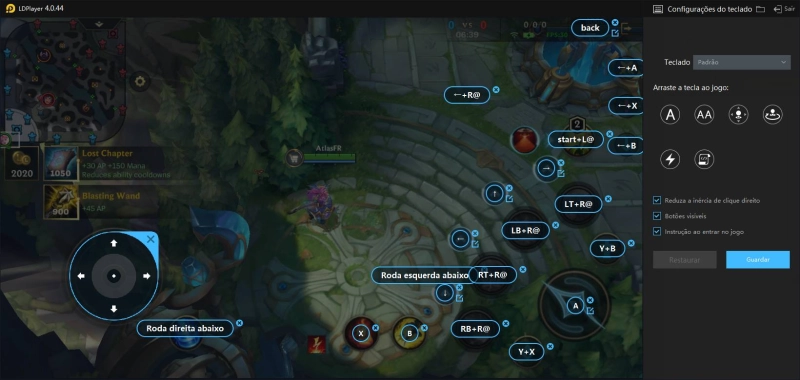 Introdução do teclados de League of Legends: Wild Rift