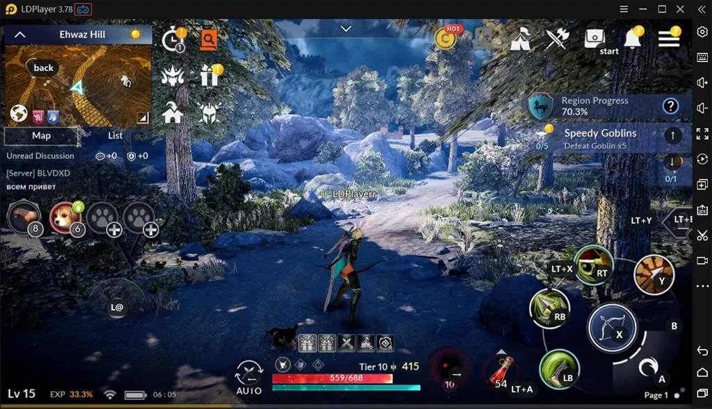 Guia de Suporte do Gamepad / Controlador para Black Desert Mobile PC