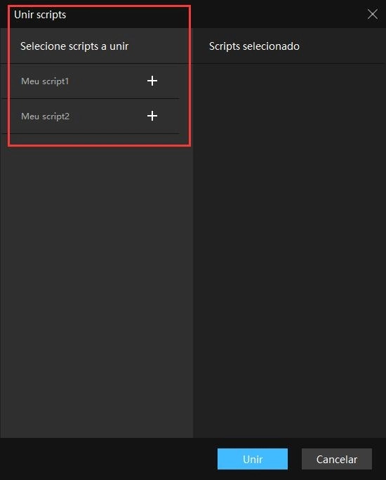 Guia para usuário - Como usar o Gravador de operações para gravar scripts