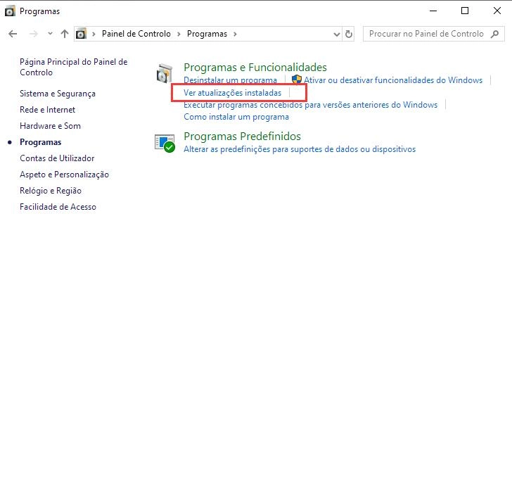 Solução de bug de emulador por causa de&nbsp;atualização KB4100347 do Windows 10