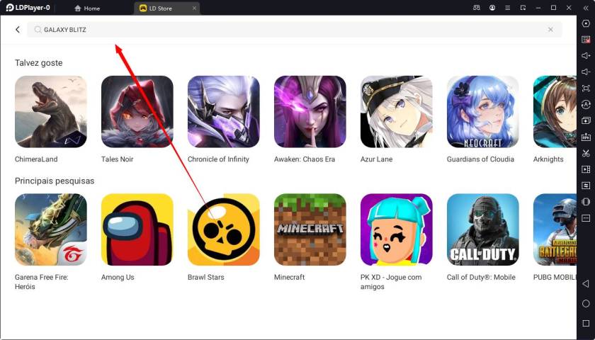 Como jogar o GALAXY BLITZ com o melhor emulador de PC