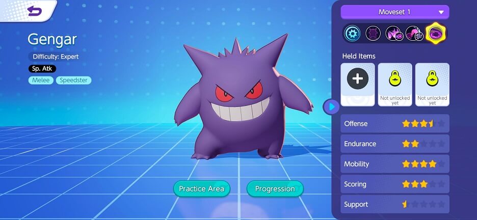 Pokemon figura de ação tipo fantasma e veneno tipo gengar 6 tipo