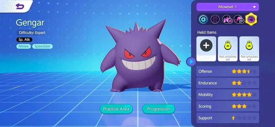 Pokémon Unite：Guia de Gengar, Melhores itens e construção