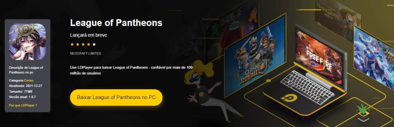 Pré-registro de League of Pantheons, RPG idle é o mais novo jogo mobile da NEOCRAFT!