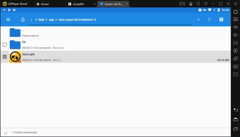 Como obter arquivos de APK de jogos ou aplicativos instalados no emulador ?