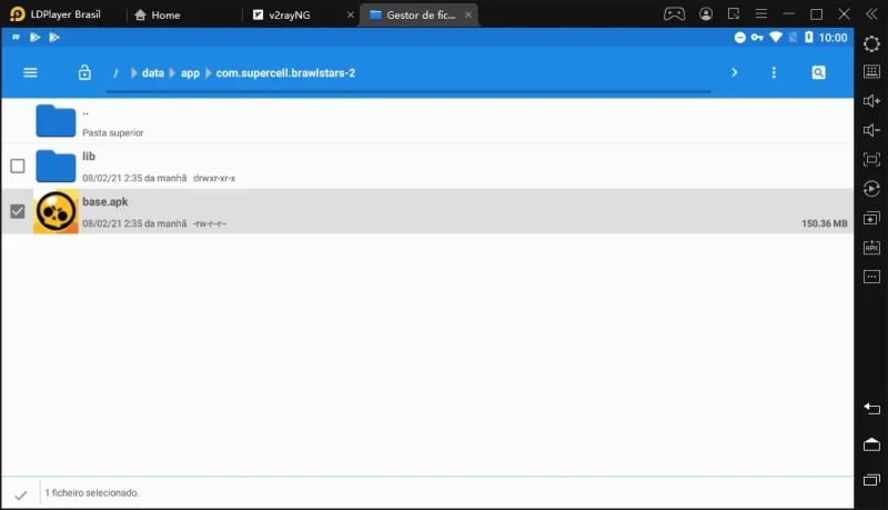 Como obter arquivos de APK de jogos ou aplicativos instalados no emulador ?