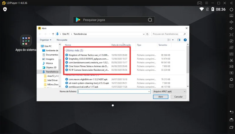 Como instalar APK no LDPlayer
