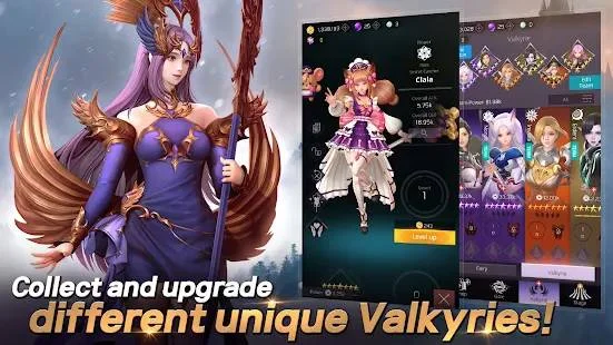 Valkyrie Rush: batalhe com diversas valquírias neste novo RPG idle!
