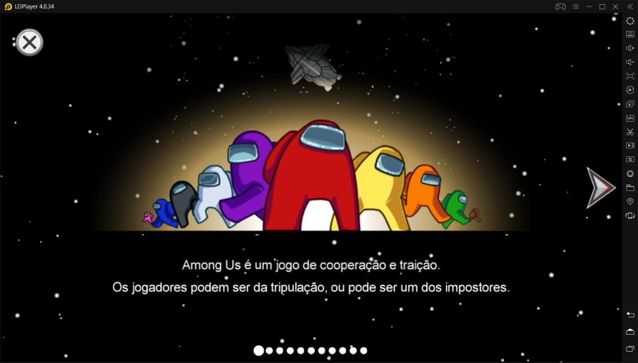 Among Us: Instrução de jogo